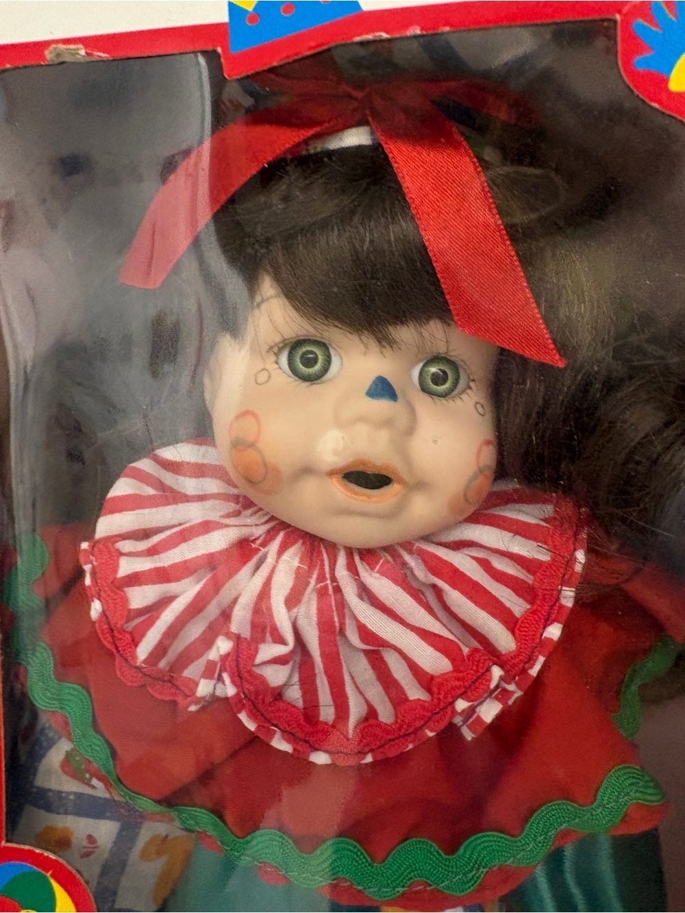 Kidz Biz Porcelain Clown Doll - NIB! Vintage - Picture 2 of 4
